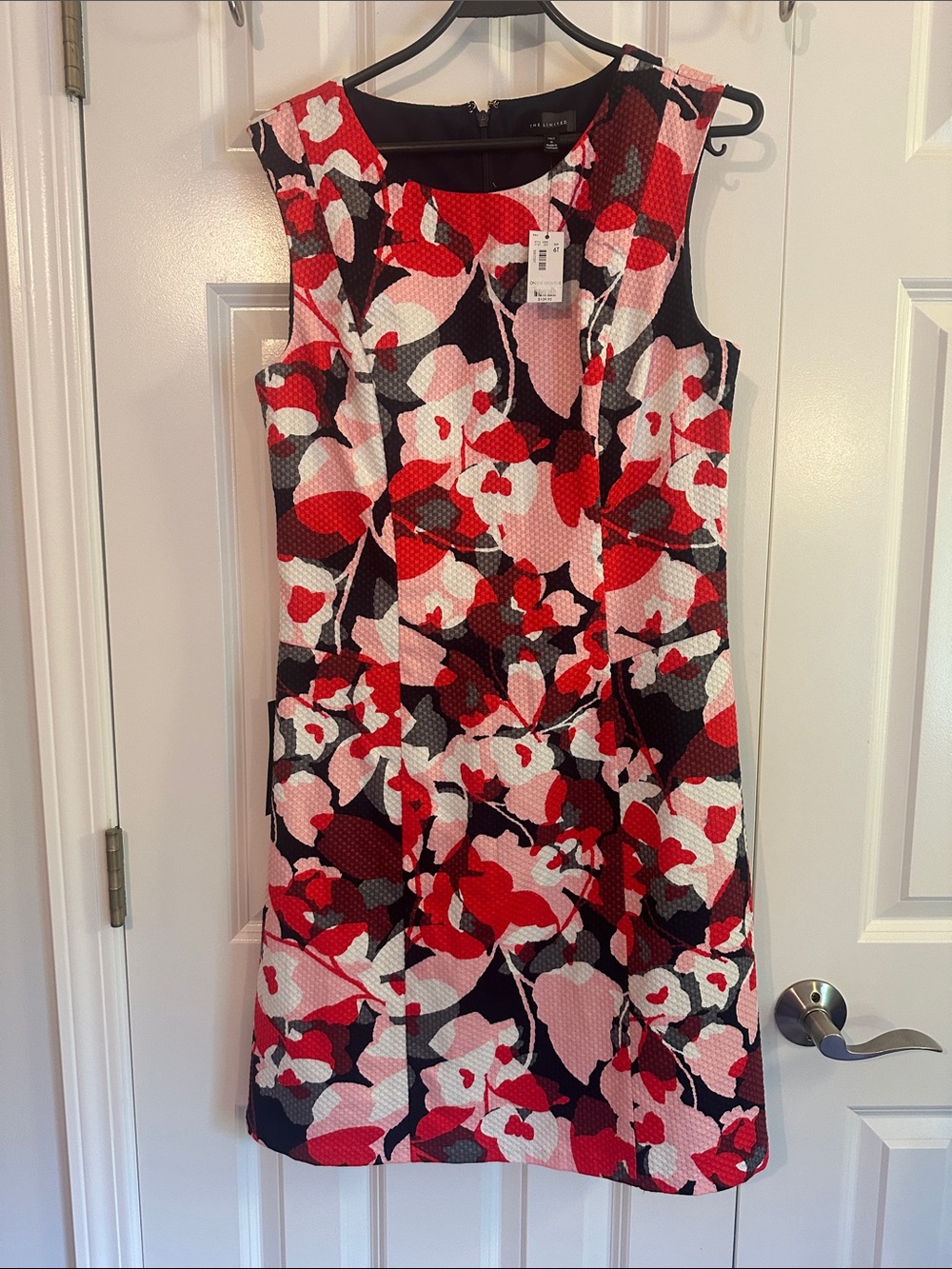 The Limited Floral Sheath Dress - Red, Pink & Black